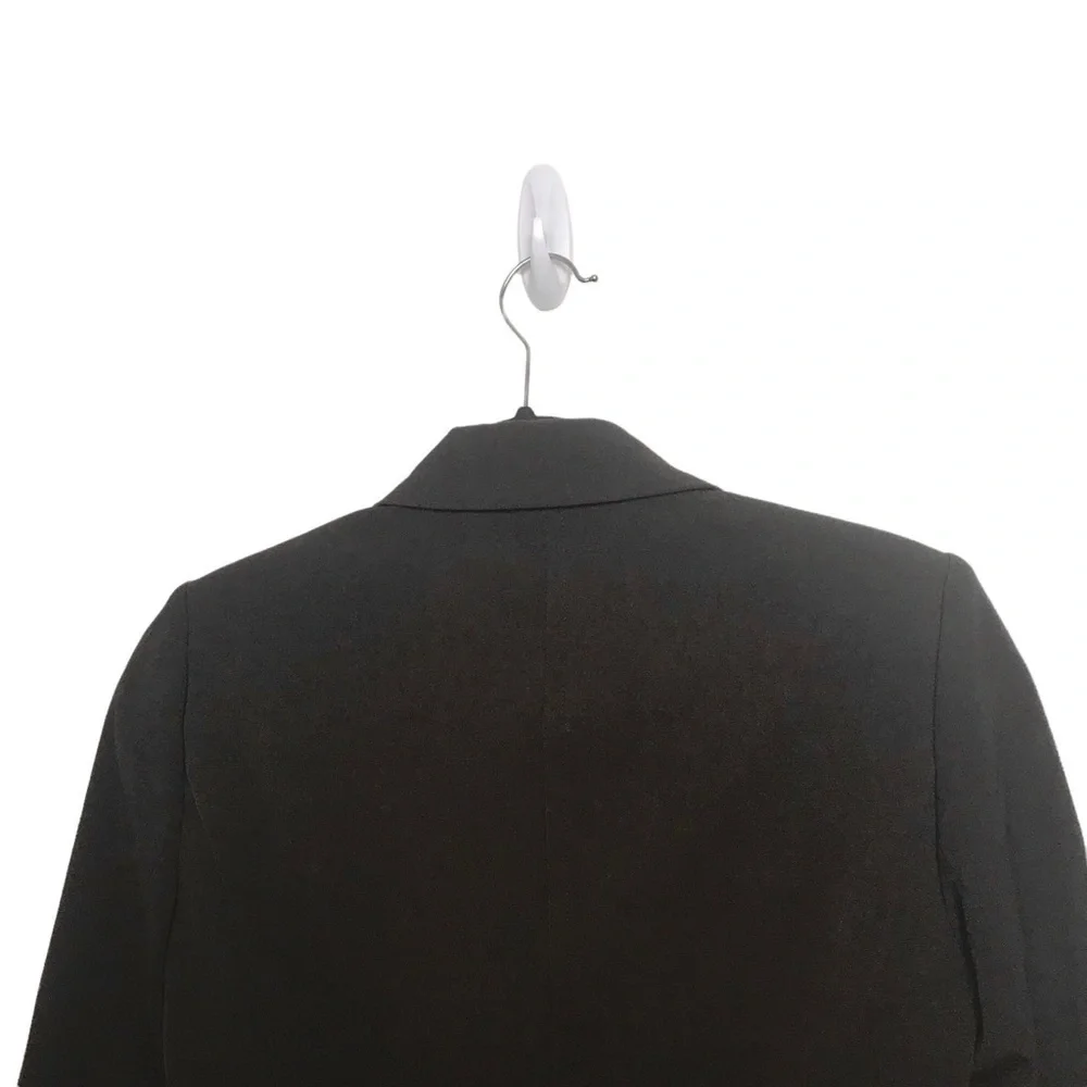 Rafaella Brown Blazer Coat Jacket Size 4 Petite